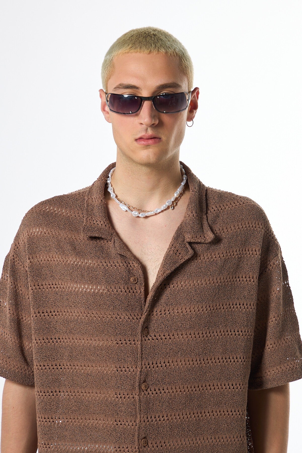 Oversized Knit T-Shirt