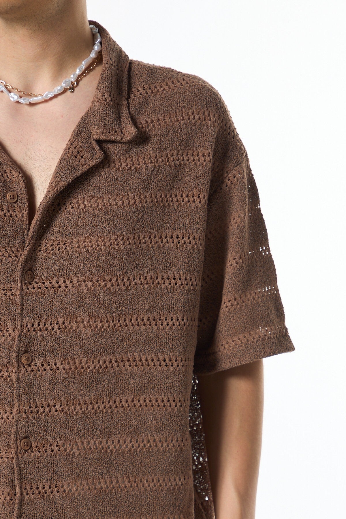 Oversized Knit T-Shirt