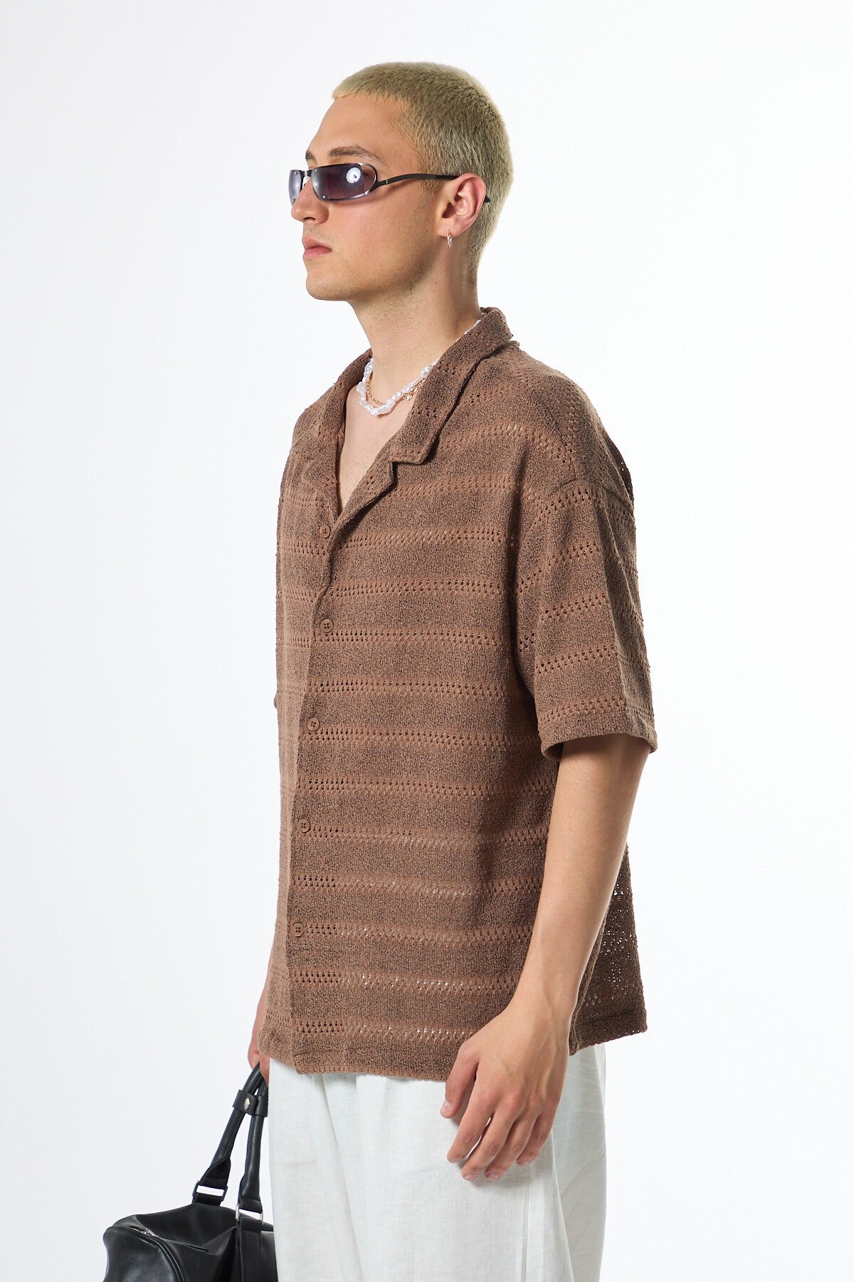 Oversized Knit T-Shirt