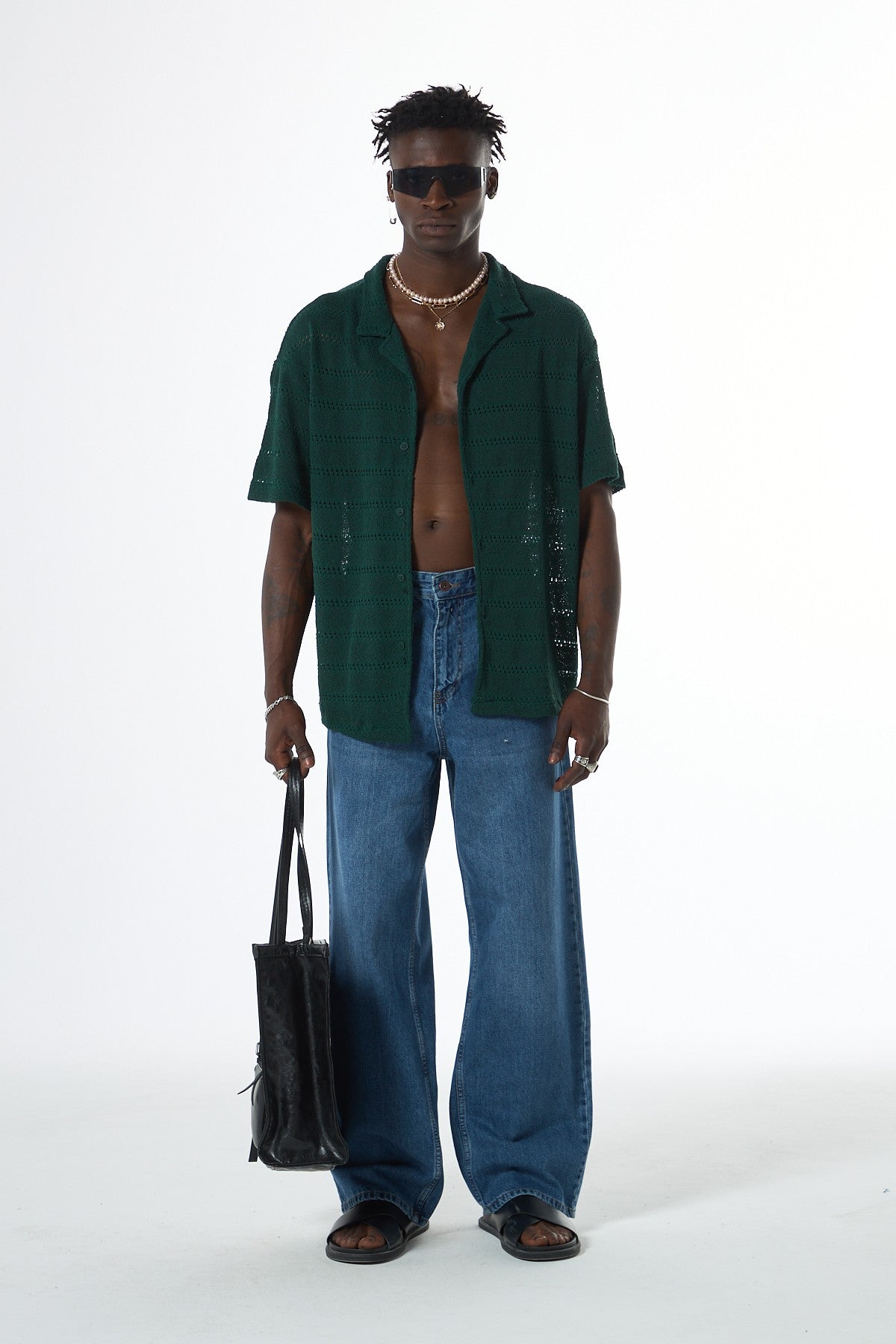 Oversized Knit T-Shirt