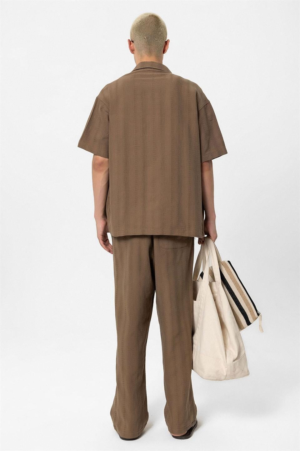 Basic Top and Bottom Shirt Set