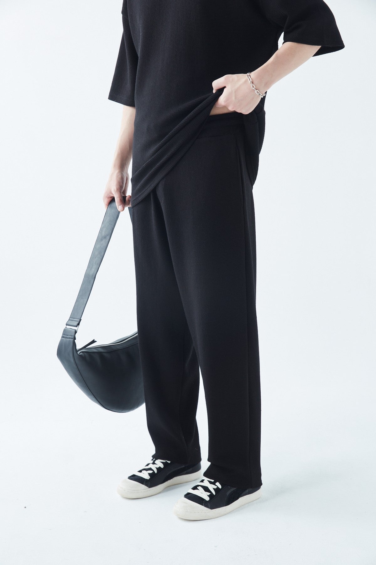 Oversized Basic Knit Sweatsuit Set