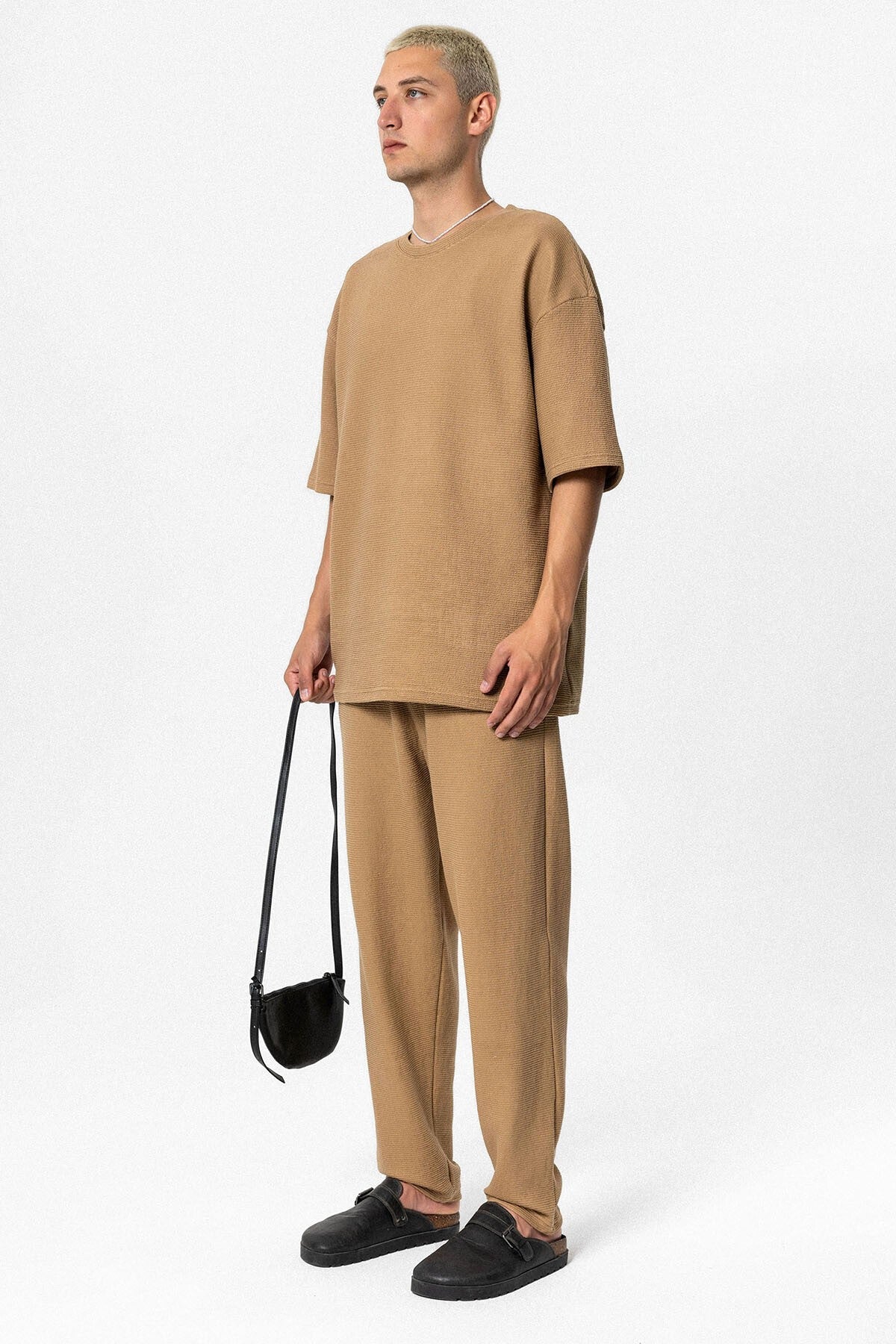 Oversized Basic Knit Sweatsuit Set