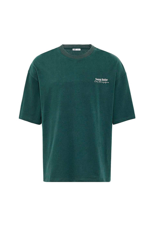 Oversized T-Shirt with Embroidery