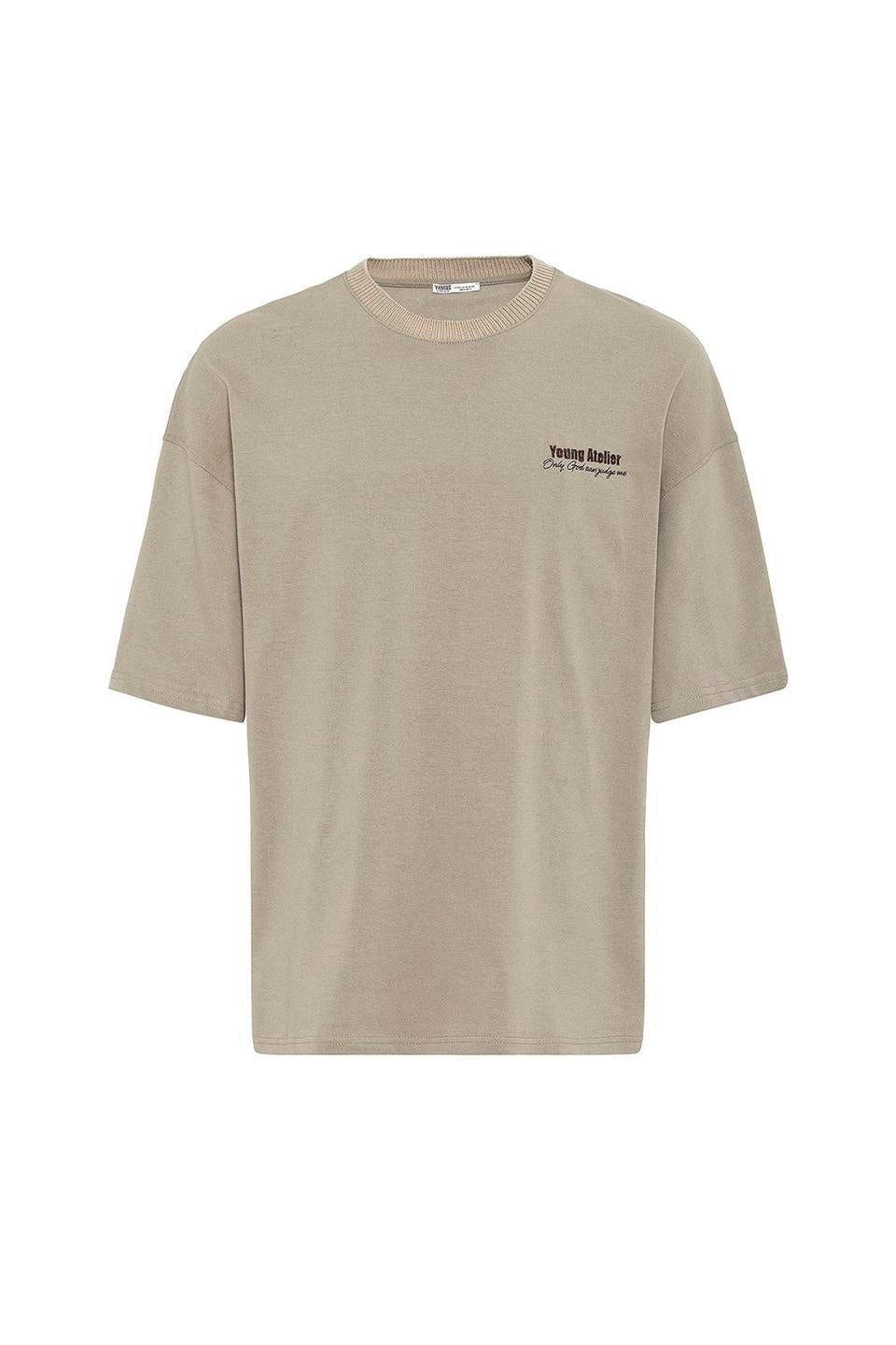 Oversized T-Shirt with Embroidery