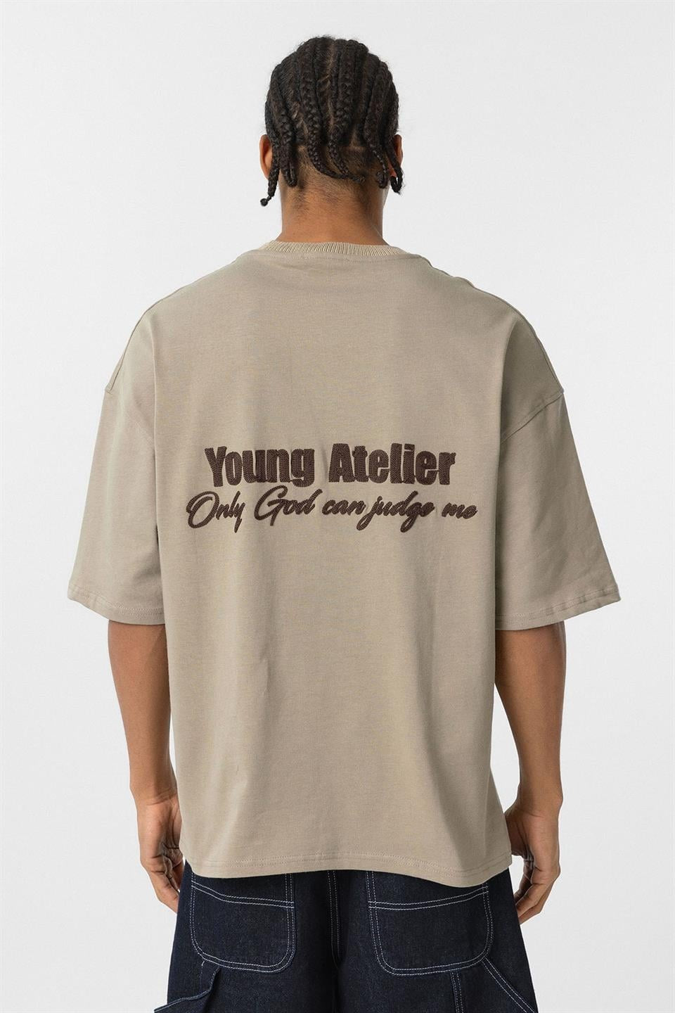 Oversized T-Shirt with Embroidery