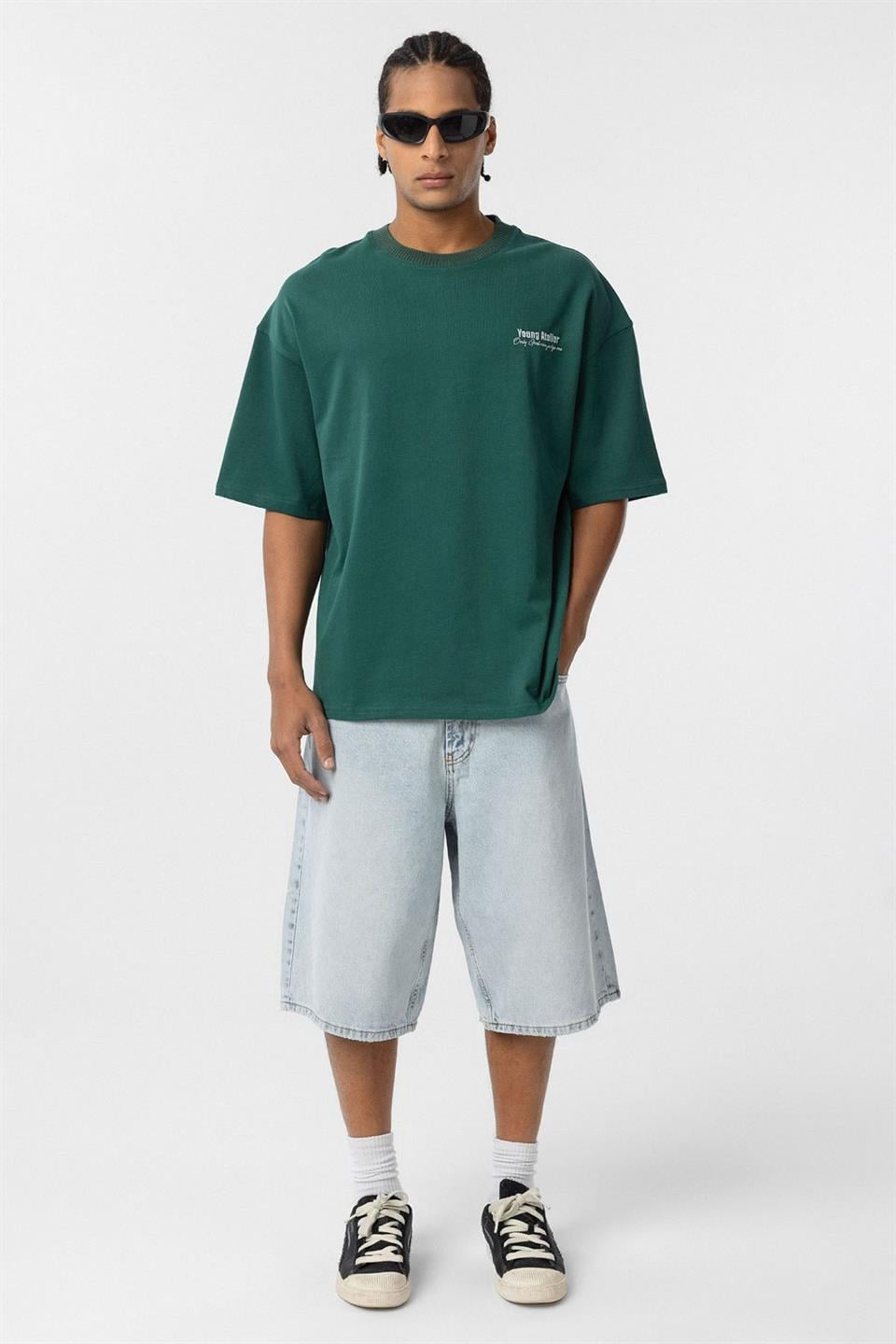 Oversized T-Shirt with Embroidery