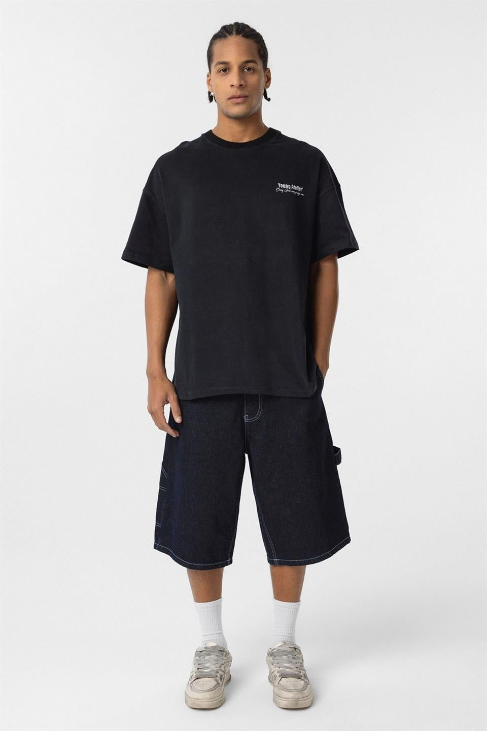 Oversized T-Shirt with Embroidery