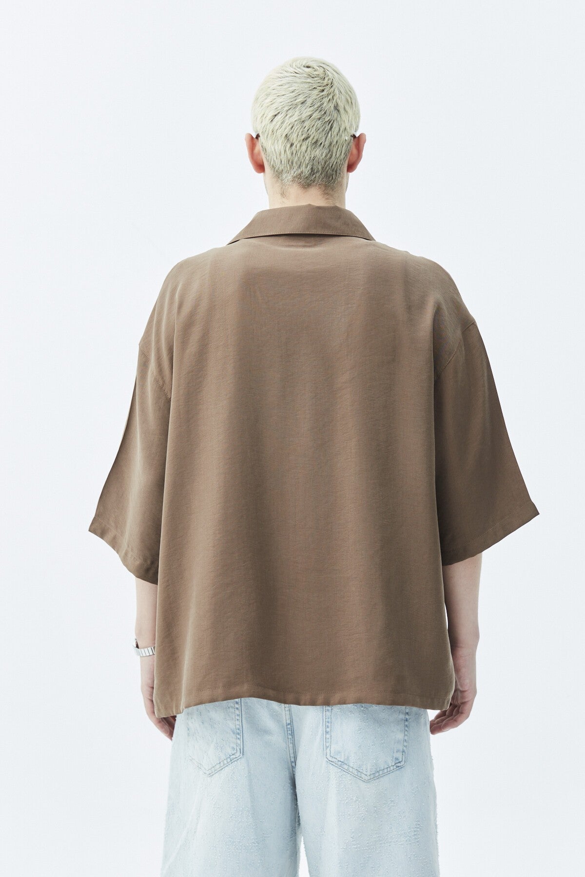 Oversized Crop Shirt