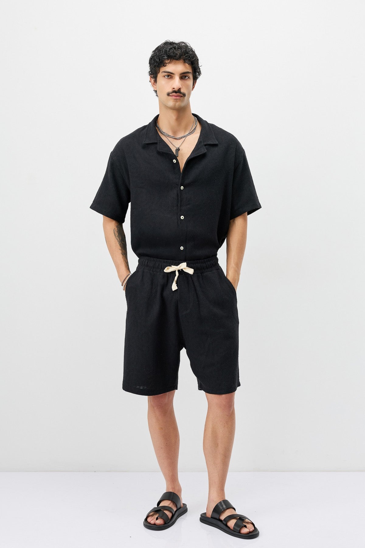 Oversized Shorts and Shirt Set