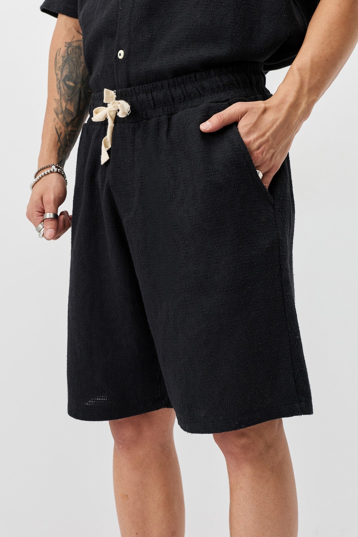 Oversized Shorts and Shirt Set