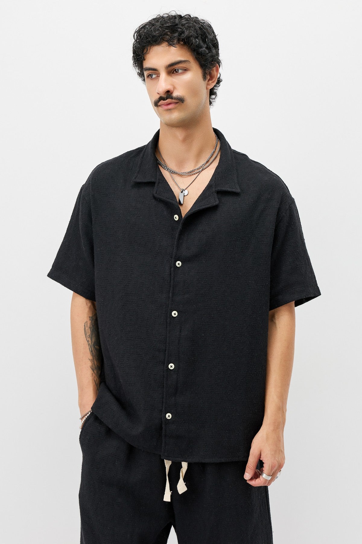 Oversized Shorts and Shirt Set