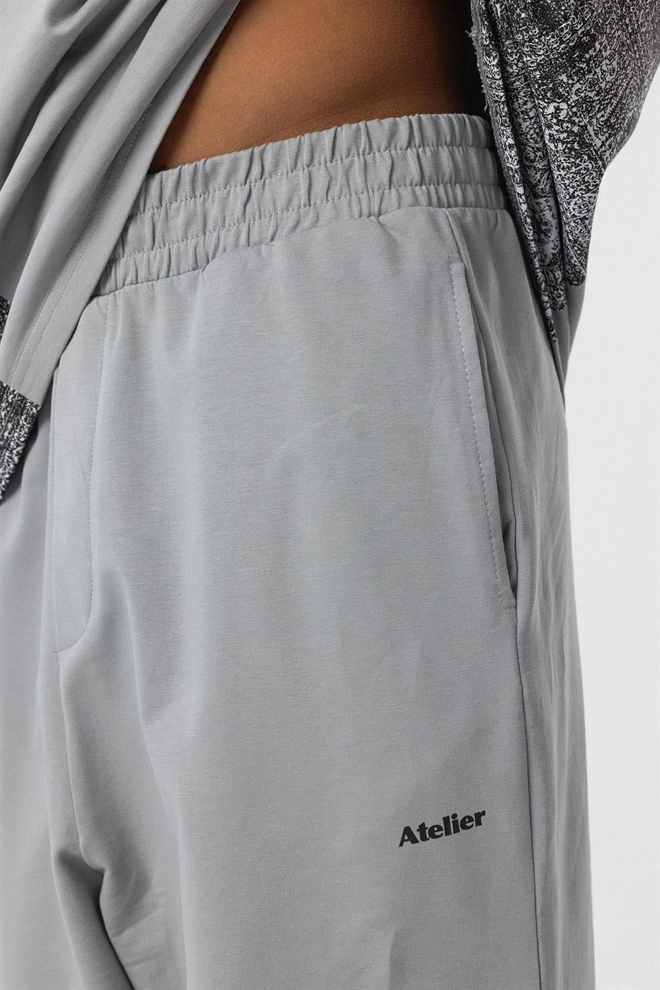 Oversized Sweatsuit Set with Ethnic Patterns