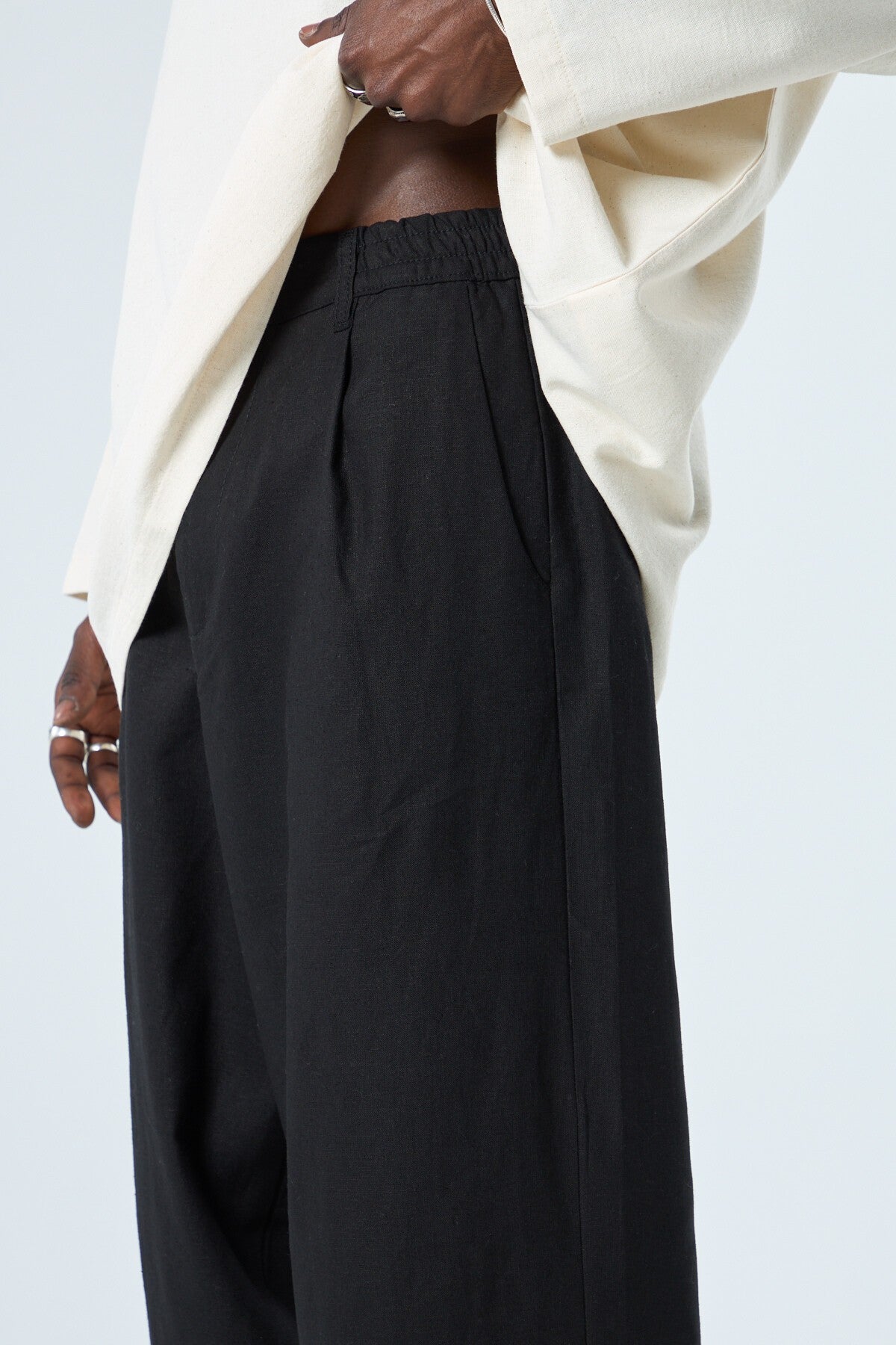 100% Linen Baggy Pants