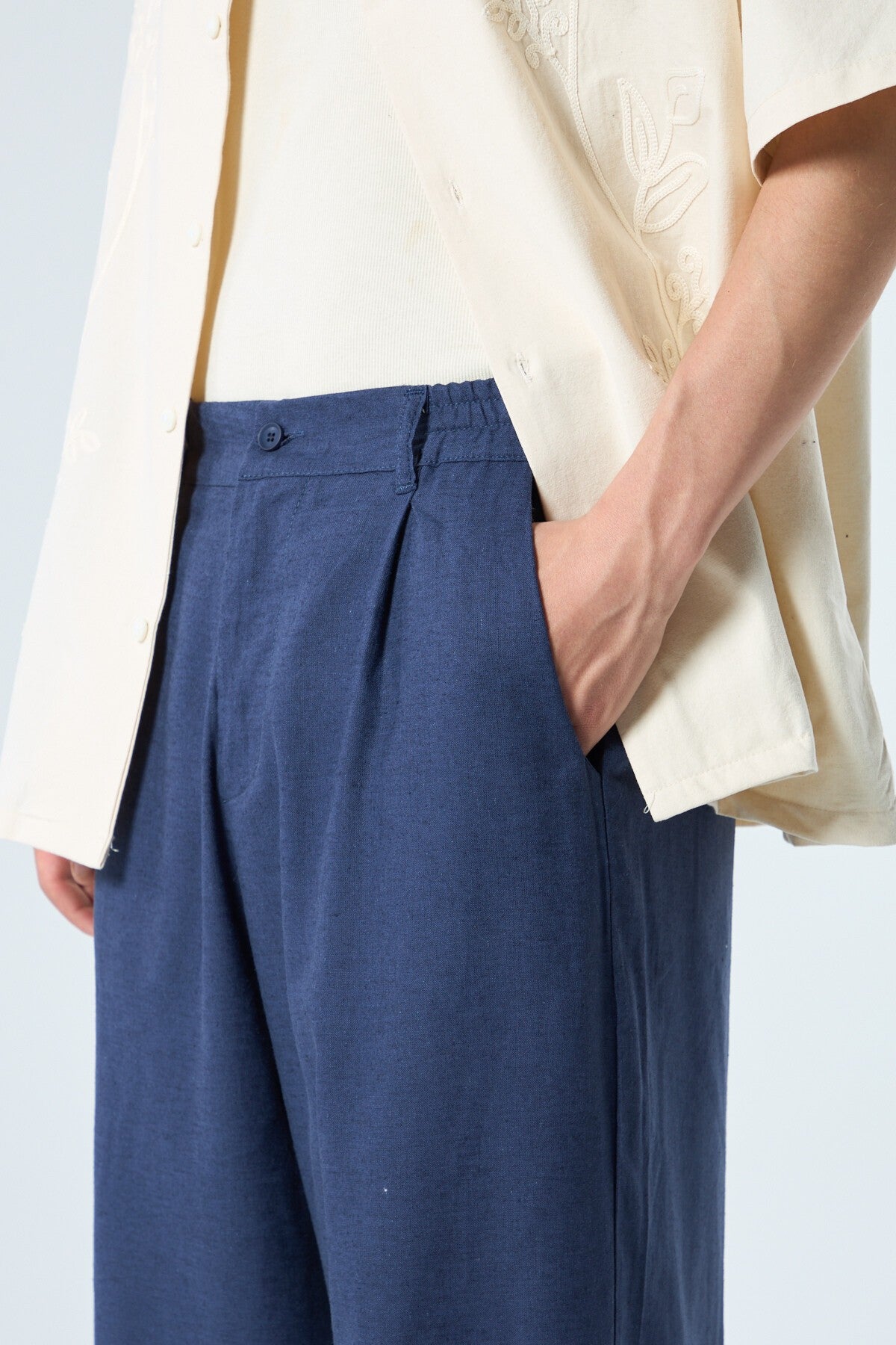 100% Linen Baggy Pants