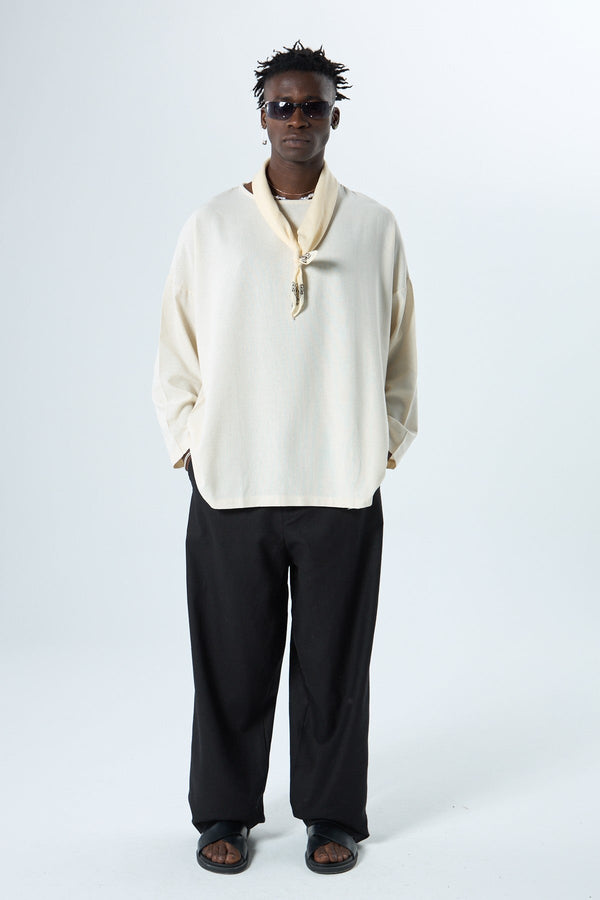 100% Linen Baggy Pants
