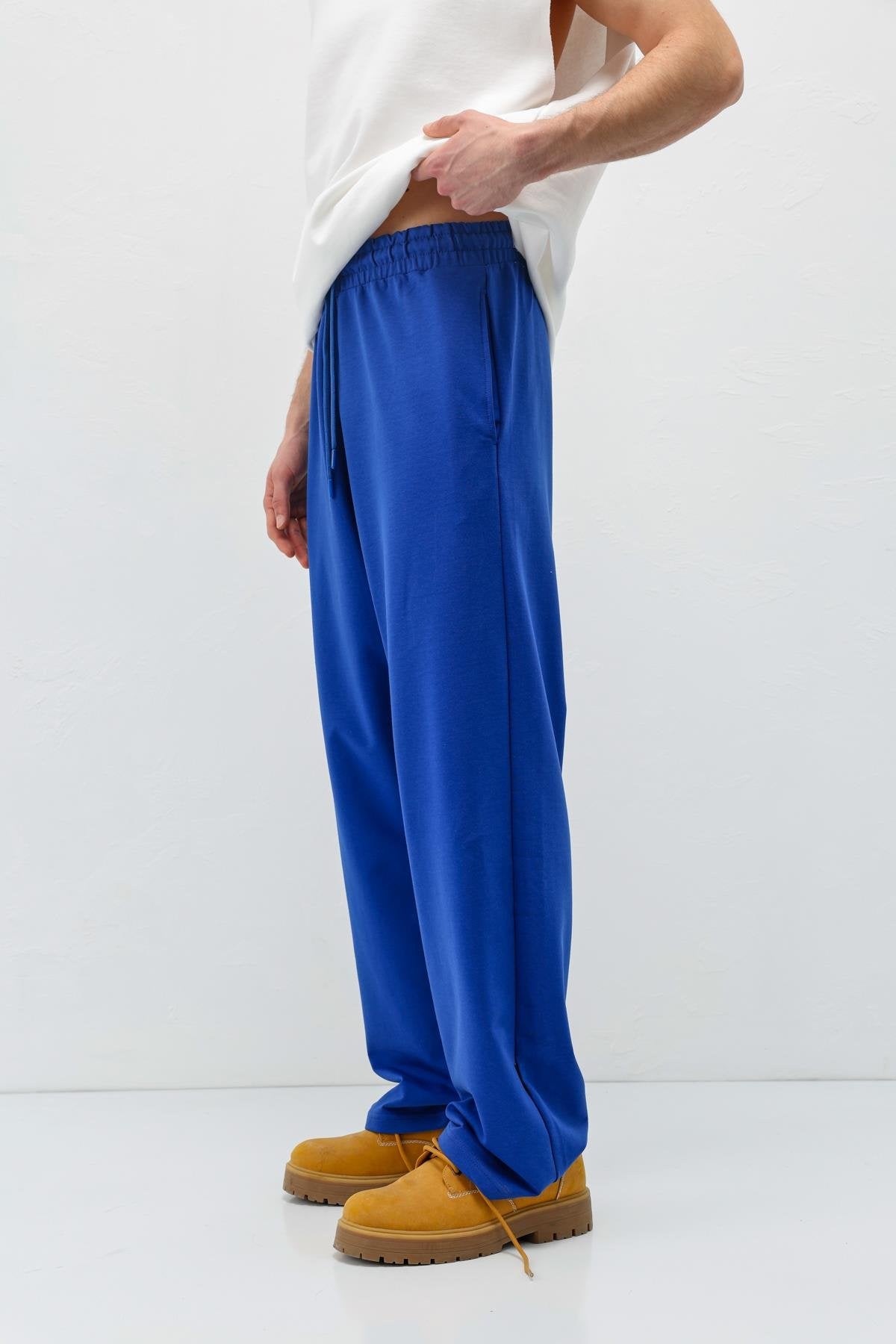 Basic Elastic-Waist Sweatpants