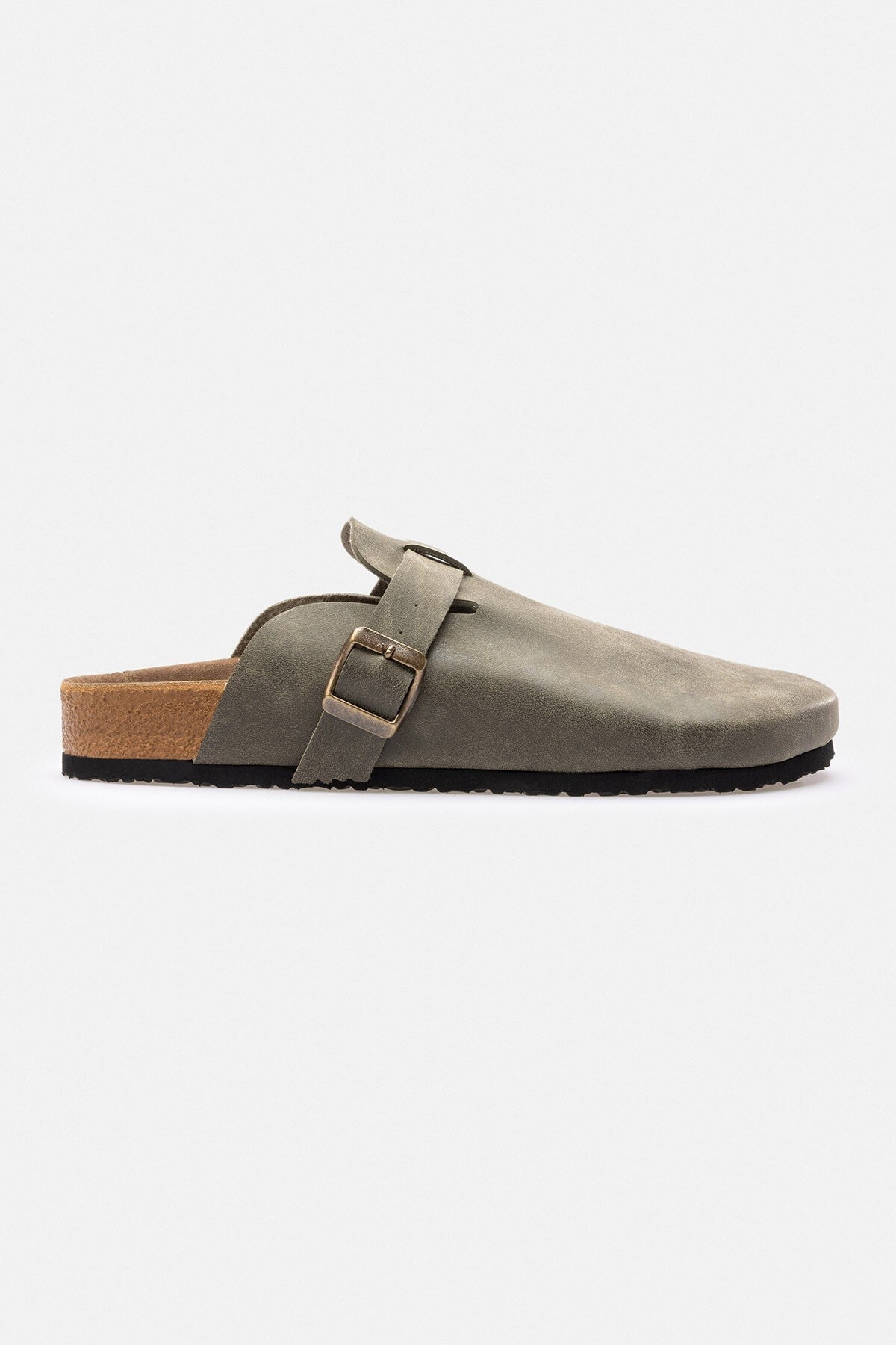 Polyester-Lined Synthetic-Toe Closed-Toe Slippers