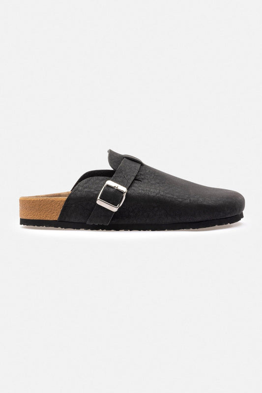 Polyester-Lined Synthetic-Toe Closed-Toe Slippers