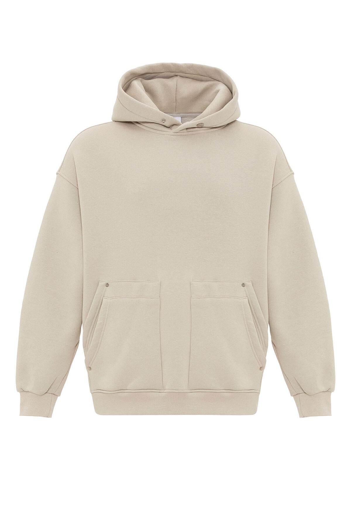 Oversized Hooded Sweatshirt with Pockets