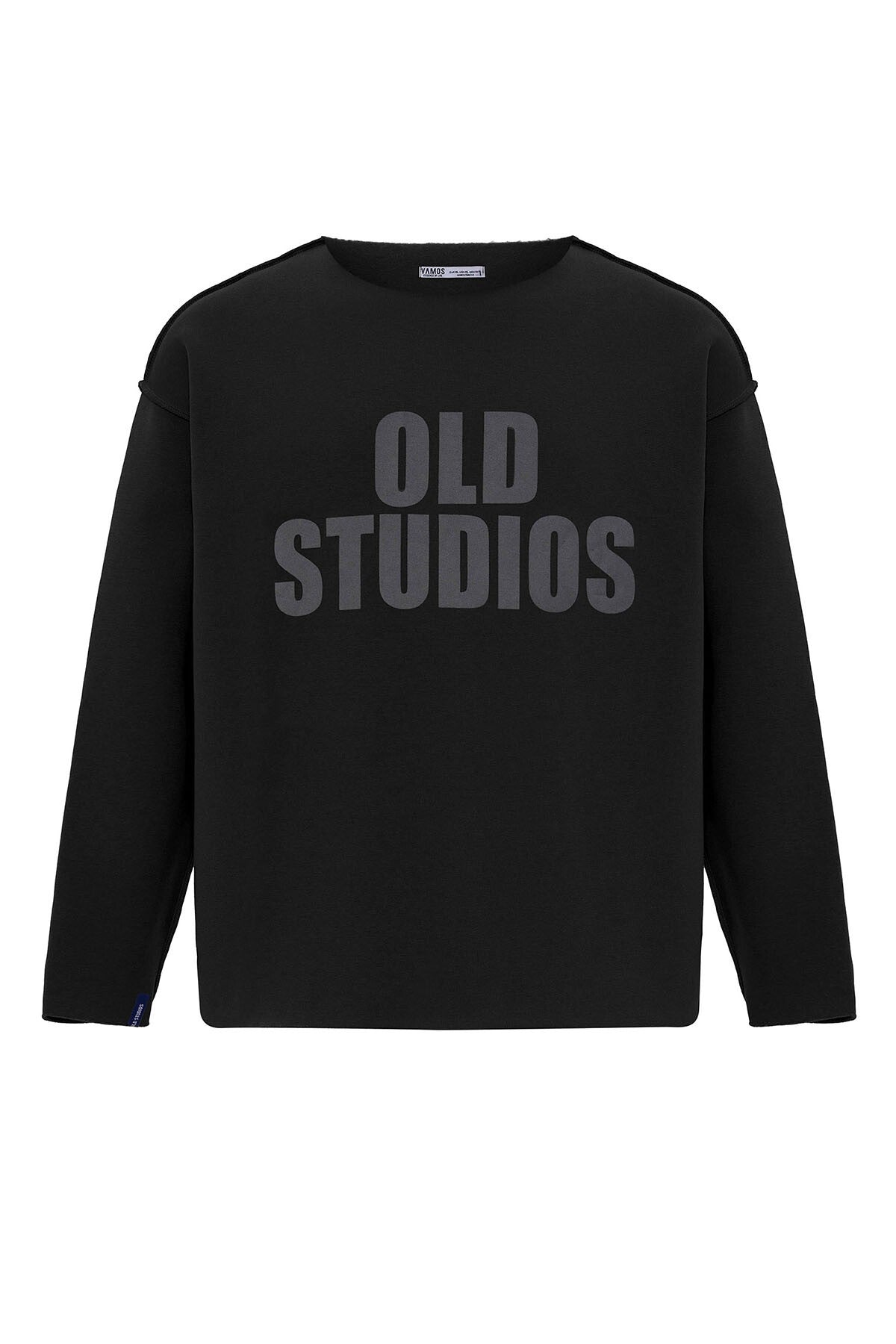 Oversized Sweatshirt with Stitching Details