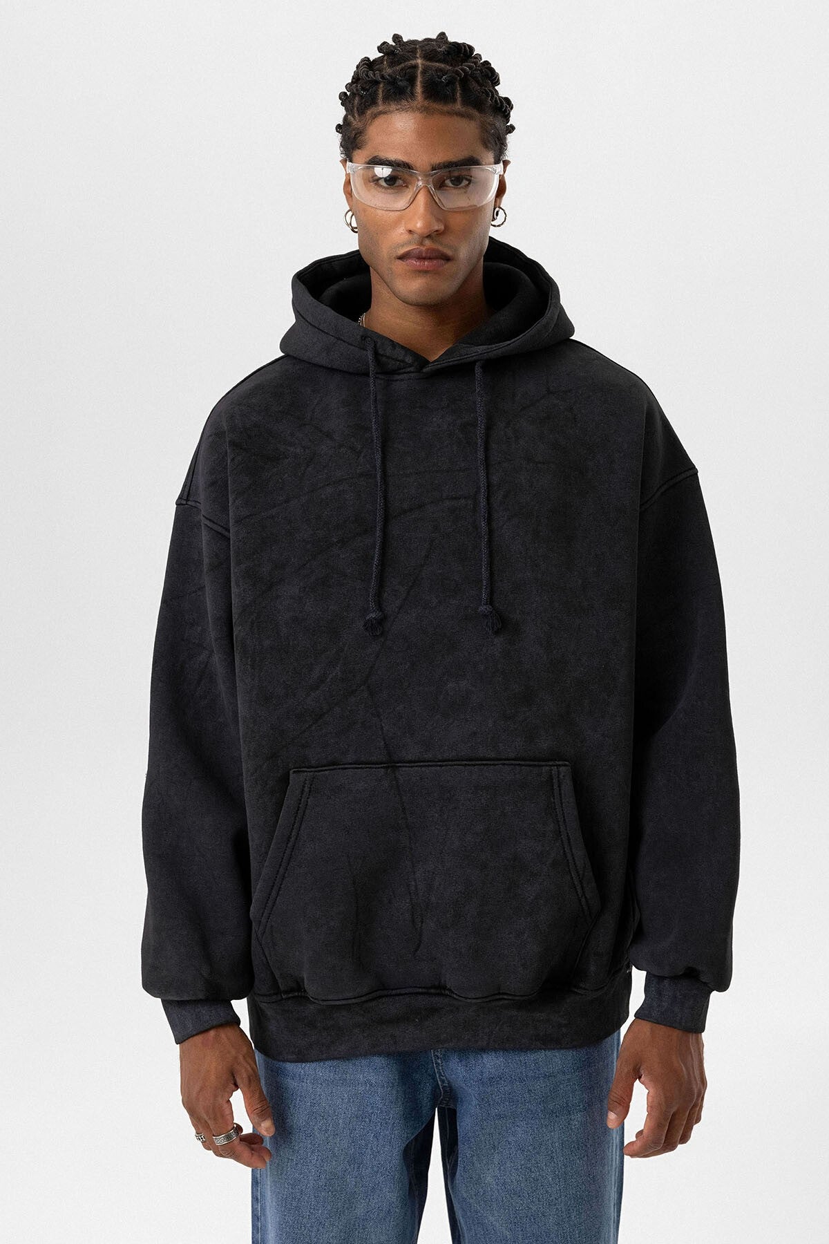 Basic Washed Oversized Sweatshirt