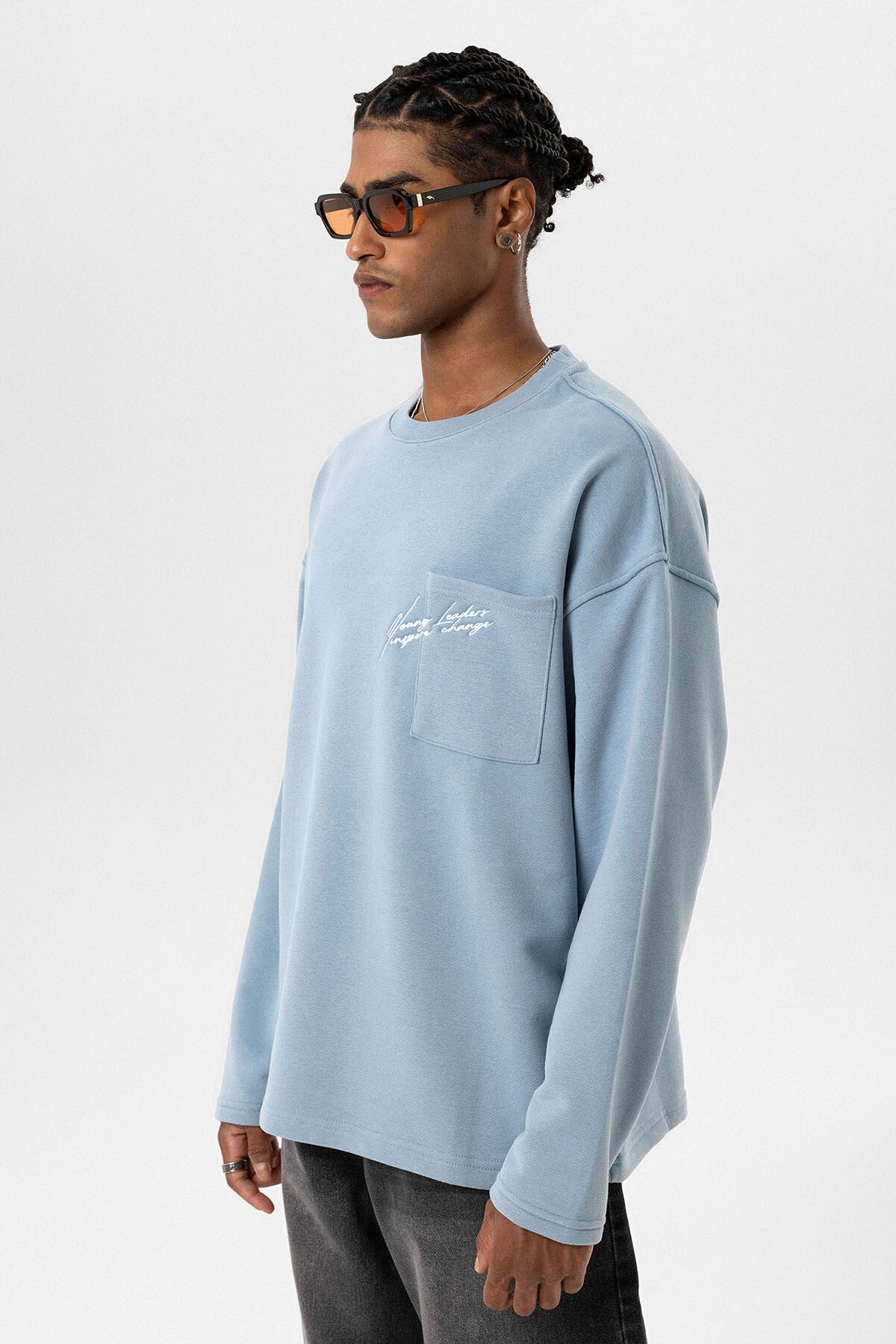 Oversized Sweatshirt with Pockets