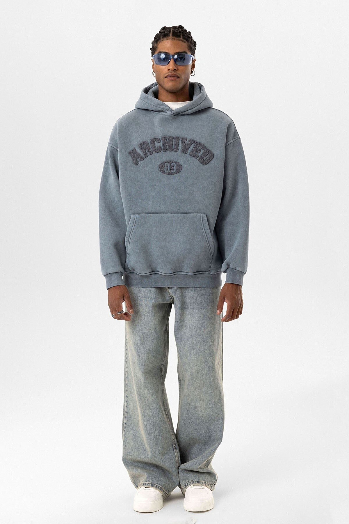 Oversized Printed Sweatshirt (Machine Washable)