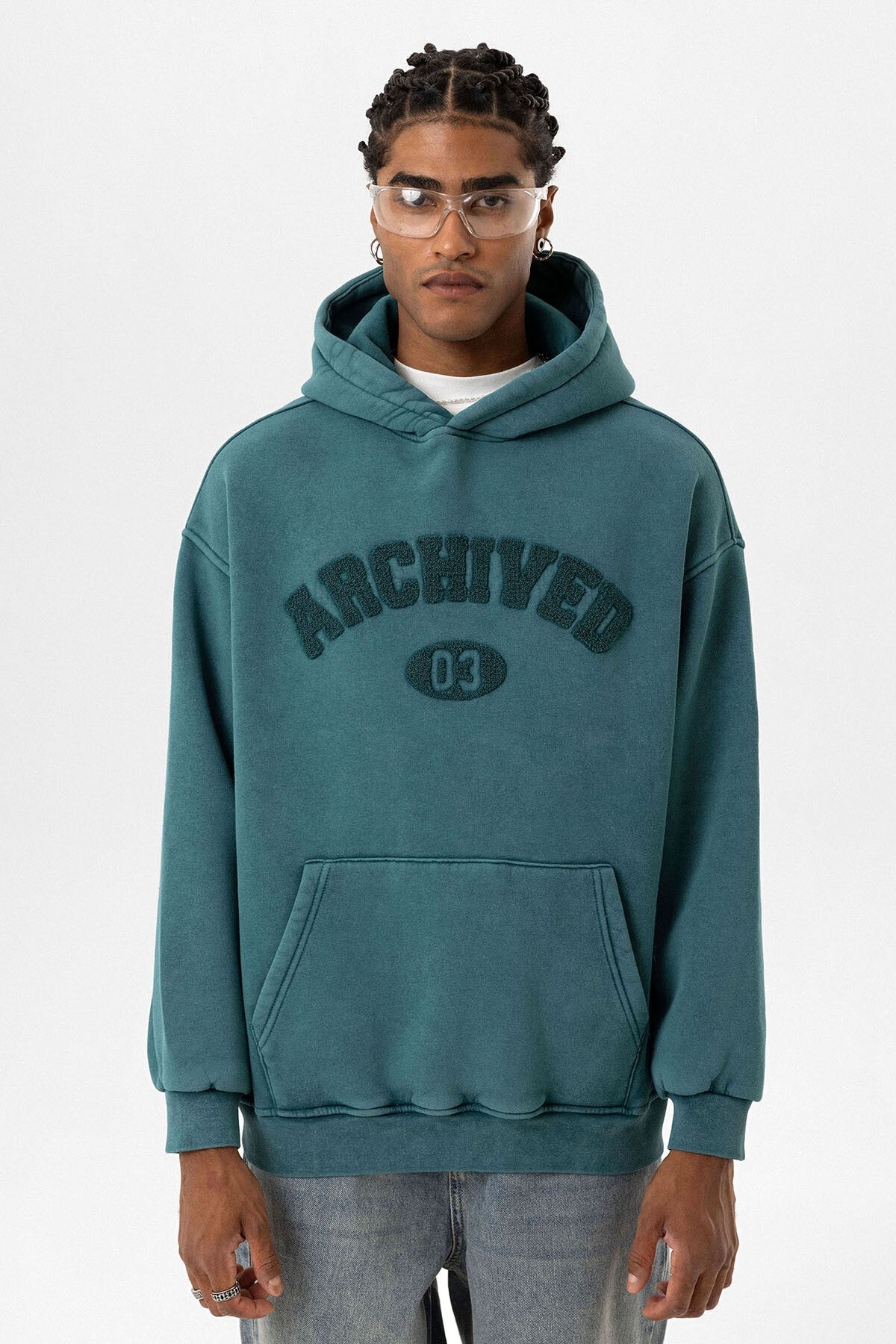Oversized Printed Sweatshirt (Machine Washable)