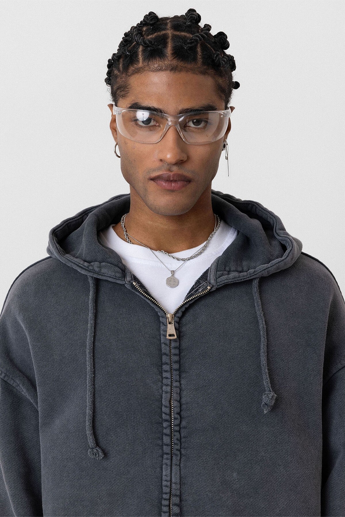 Premium Pre-Washed Oversized Sweatshirt with Zipper