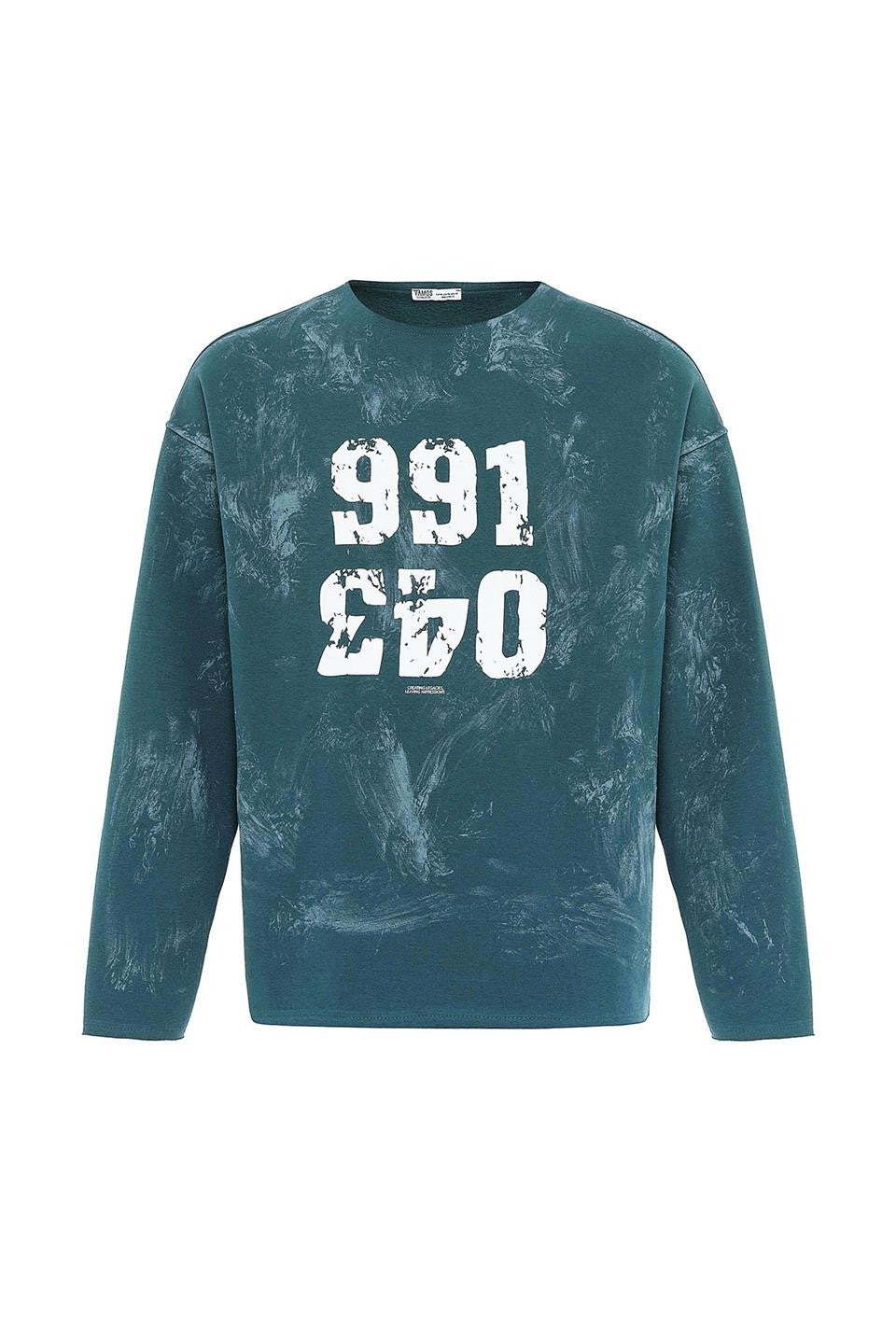 Printed Oversized Sweatshirt