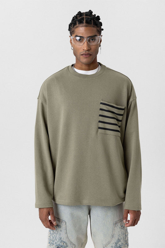 Oversized Sweatshirt with Pockets