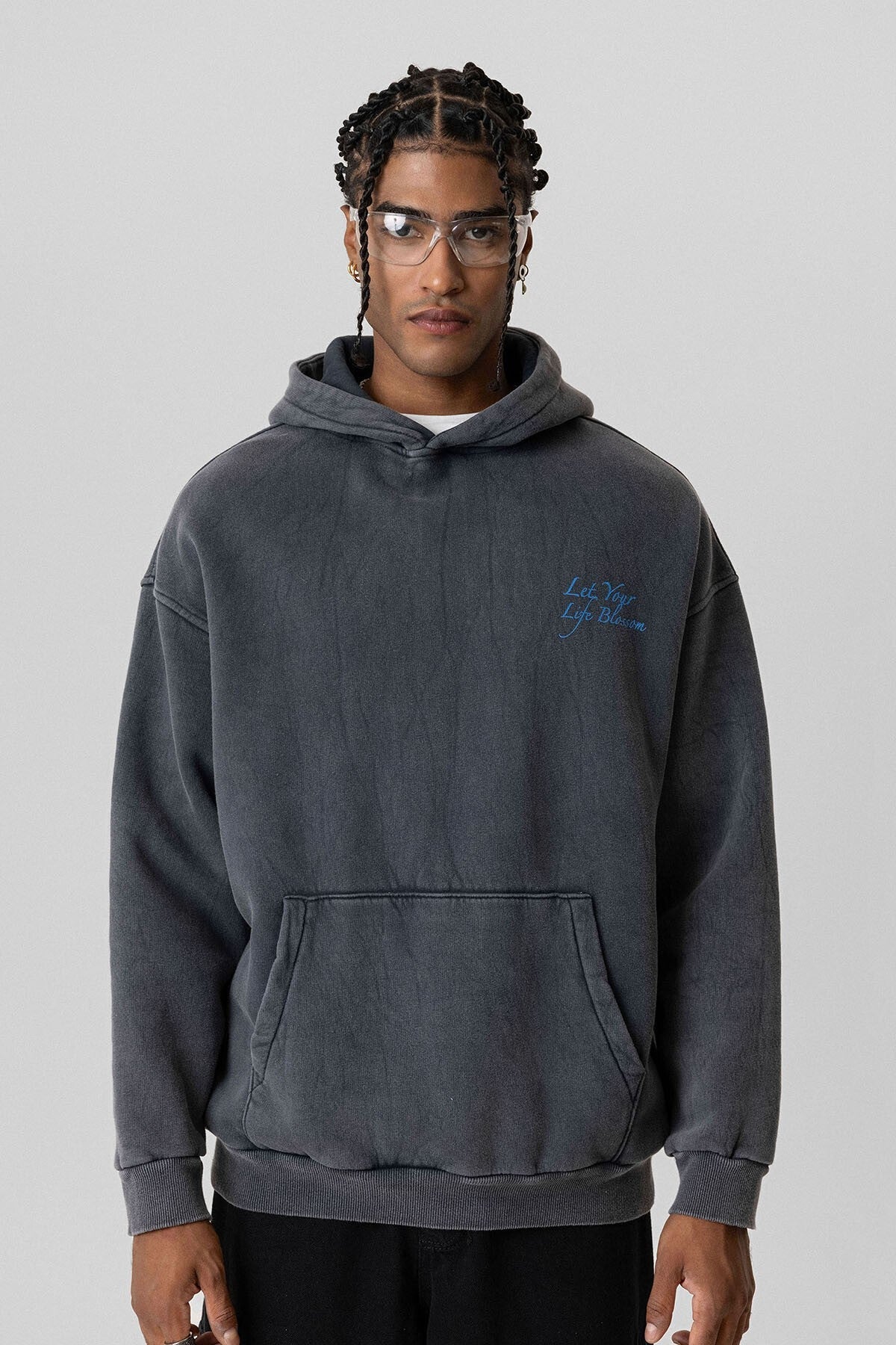 Oversized Sweatshirt with Detailed Print