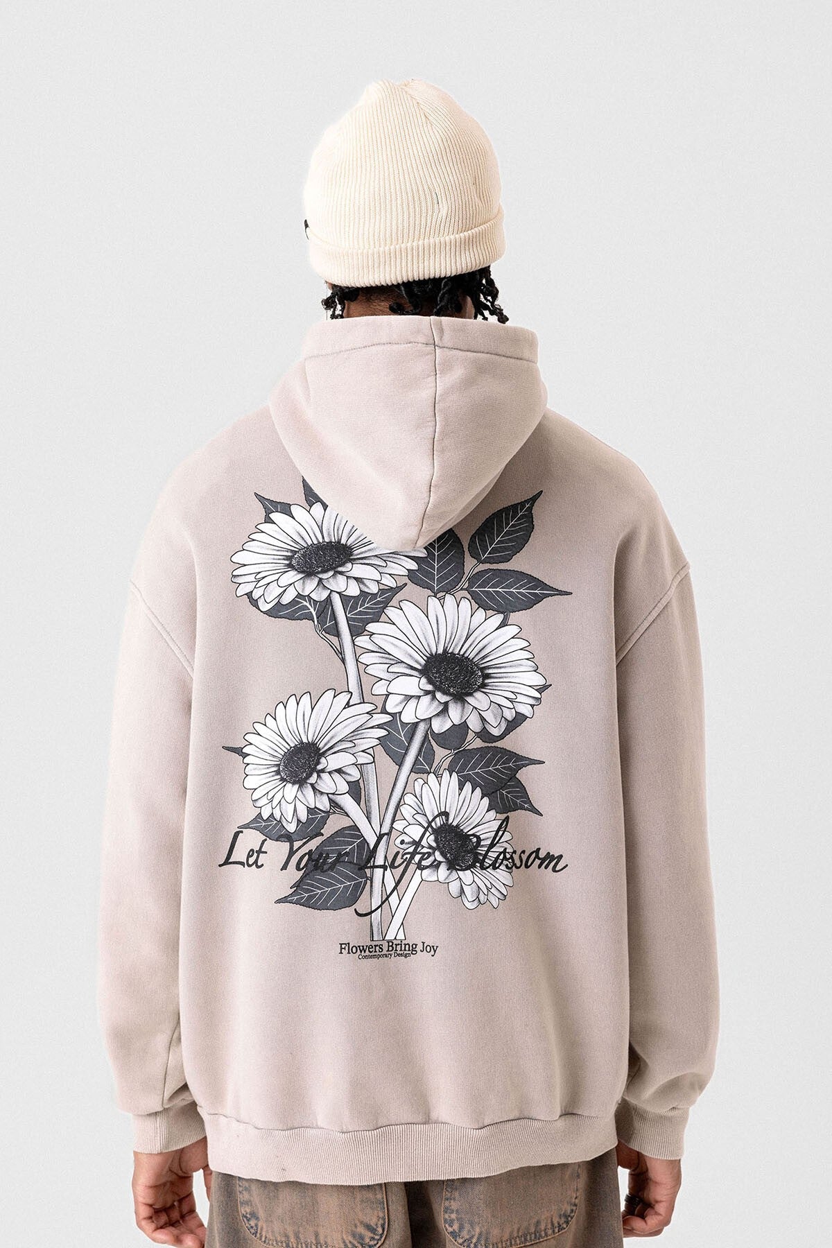 Oversized Sweatshirt with Detailed Print