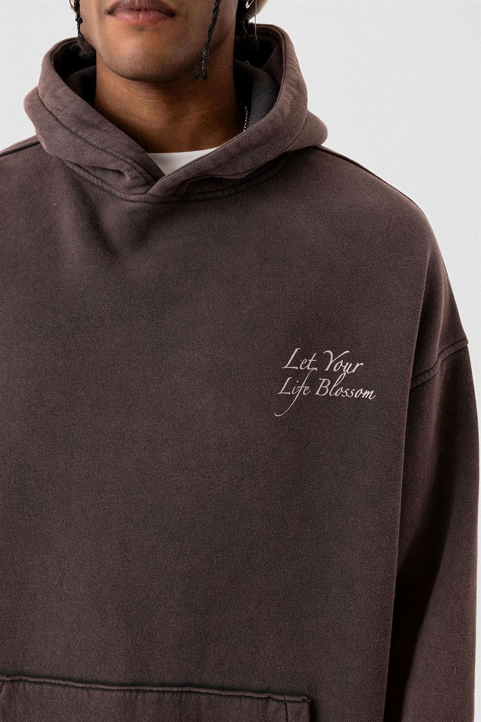 Oversized Sweatshirt with Detailed Print