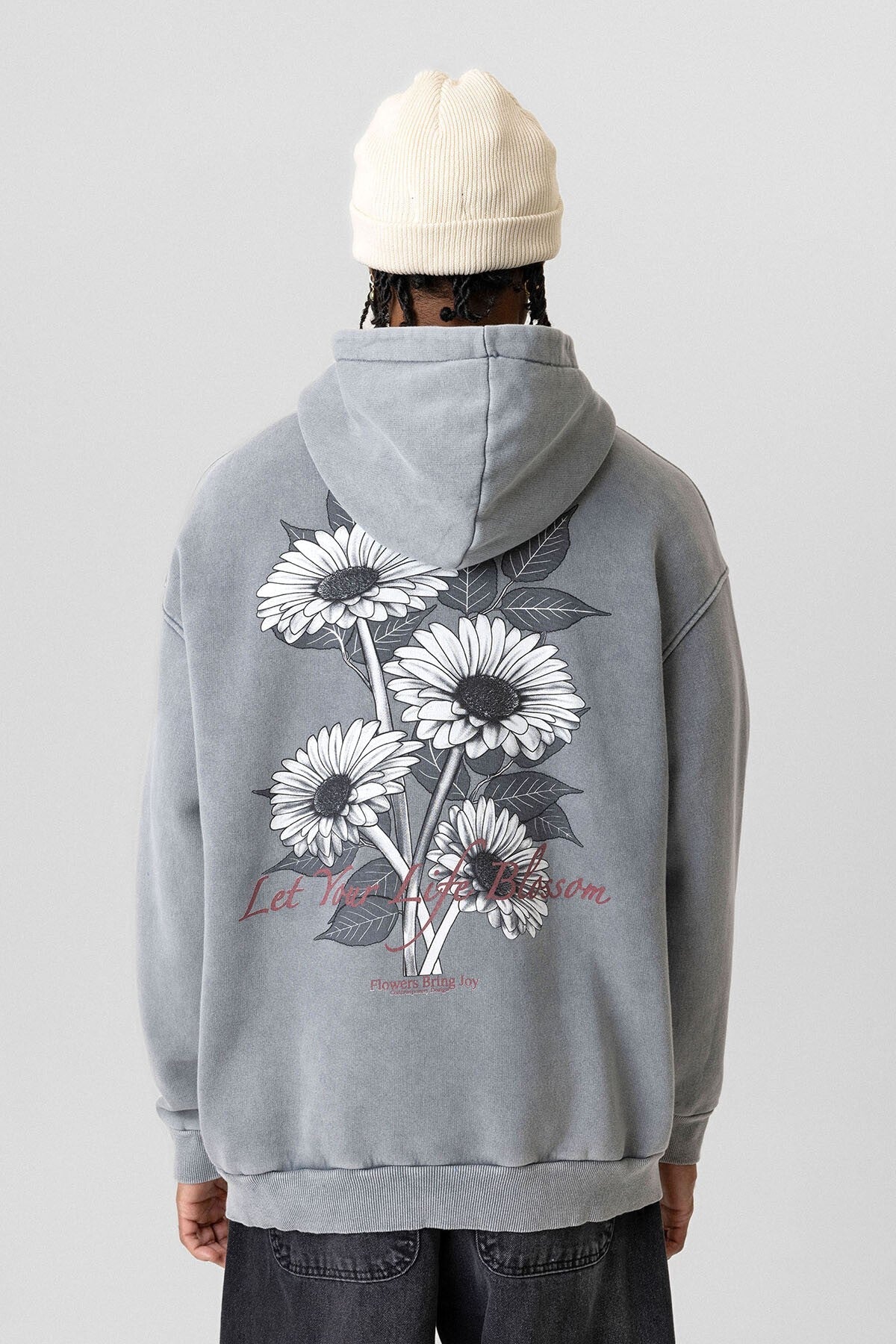 Oversized Sweatshirt with Detailed Print