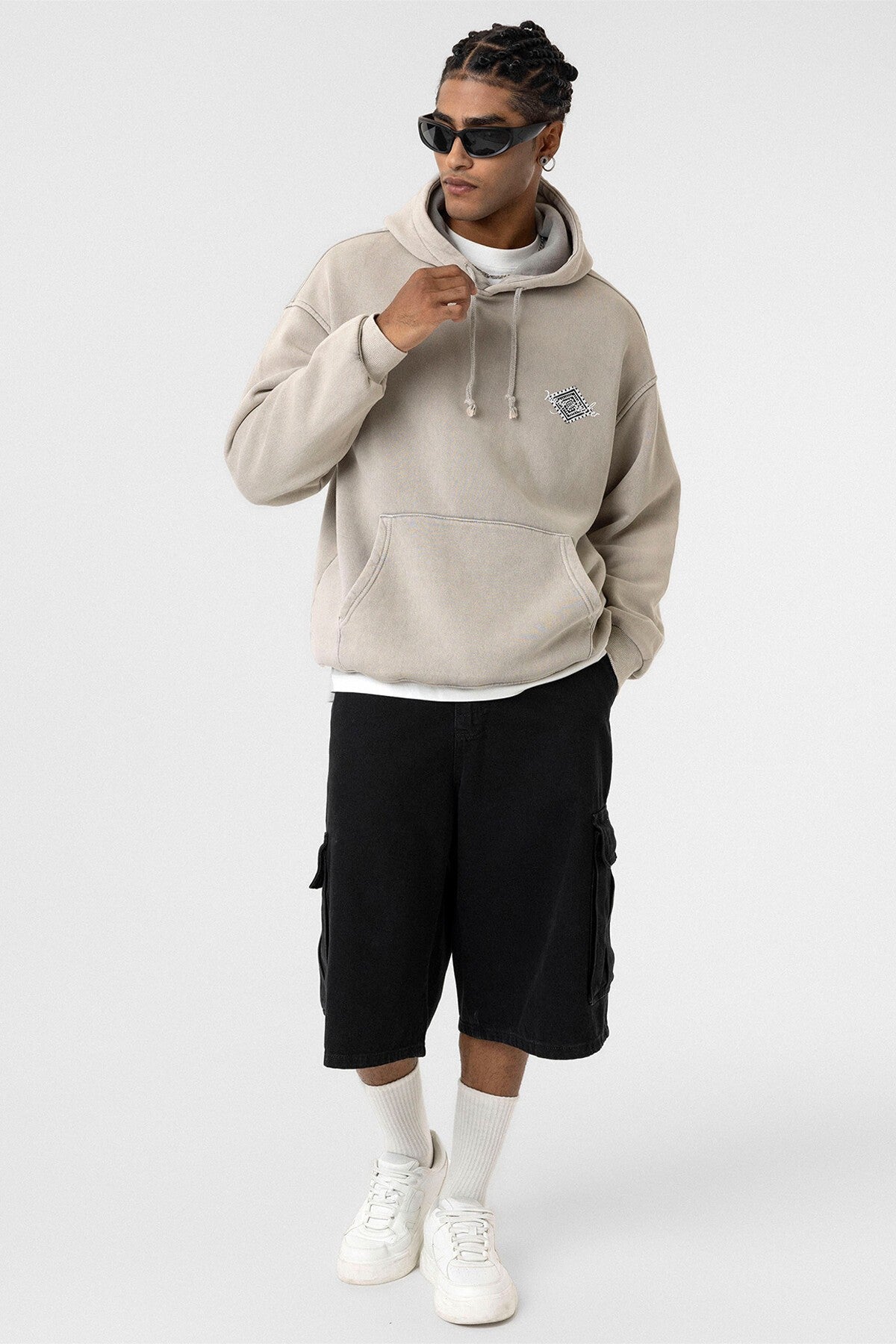 Oversized Sweatshirt with Back Print (Machine Washable)