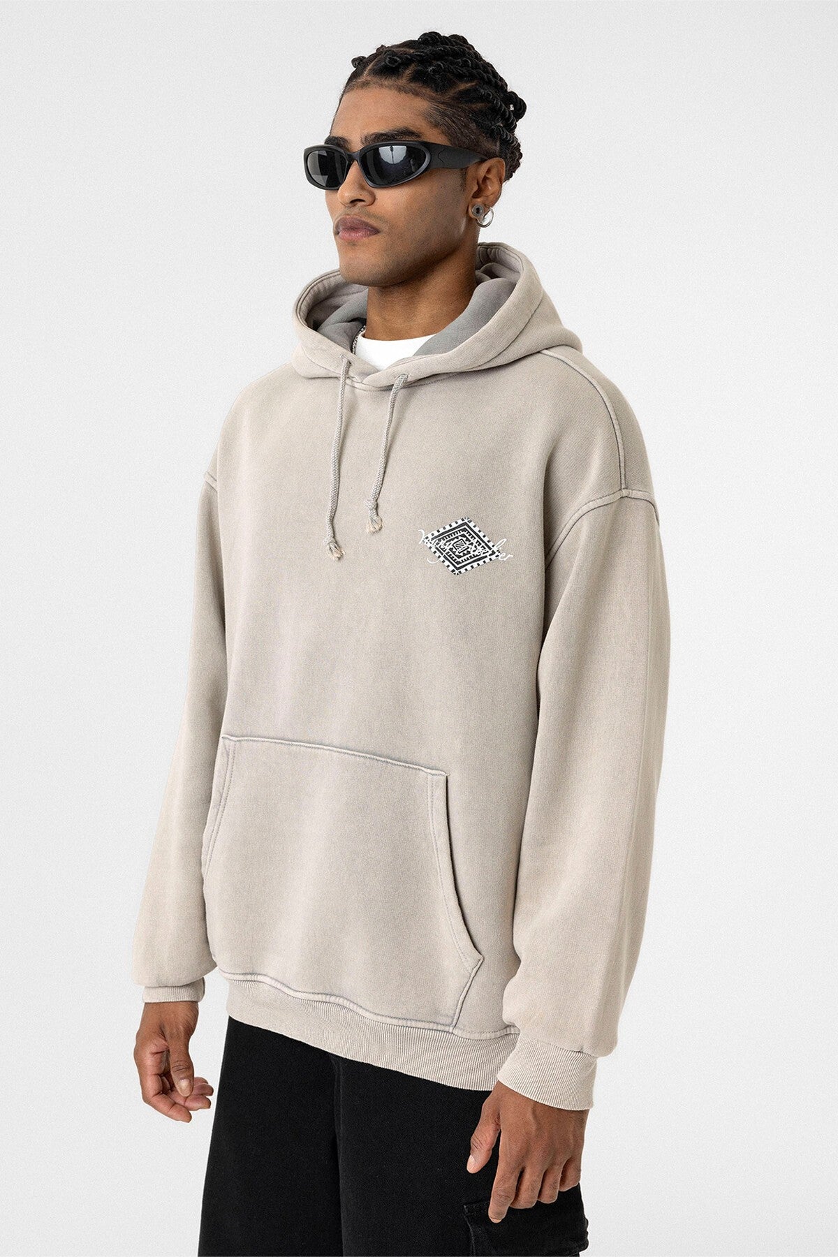 Oversized Sweatshirt with Back Print (Machine Washable)