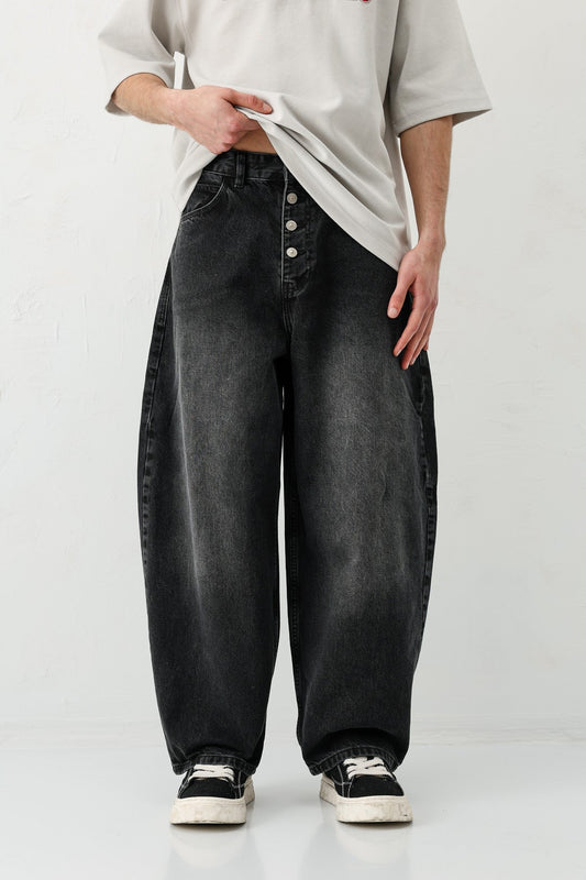 Barrel-Fit Jeans