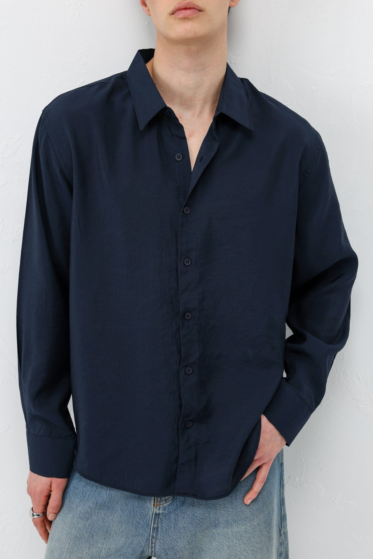 Oversized Modal Shirt