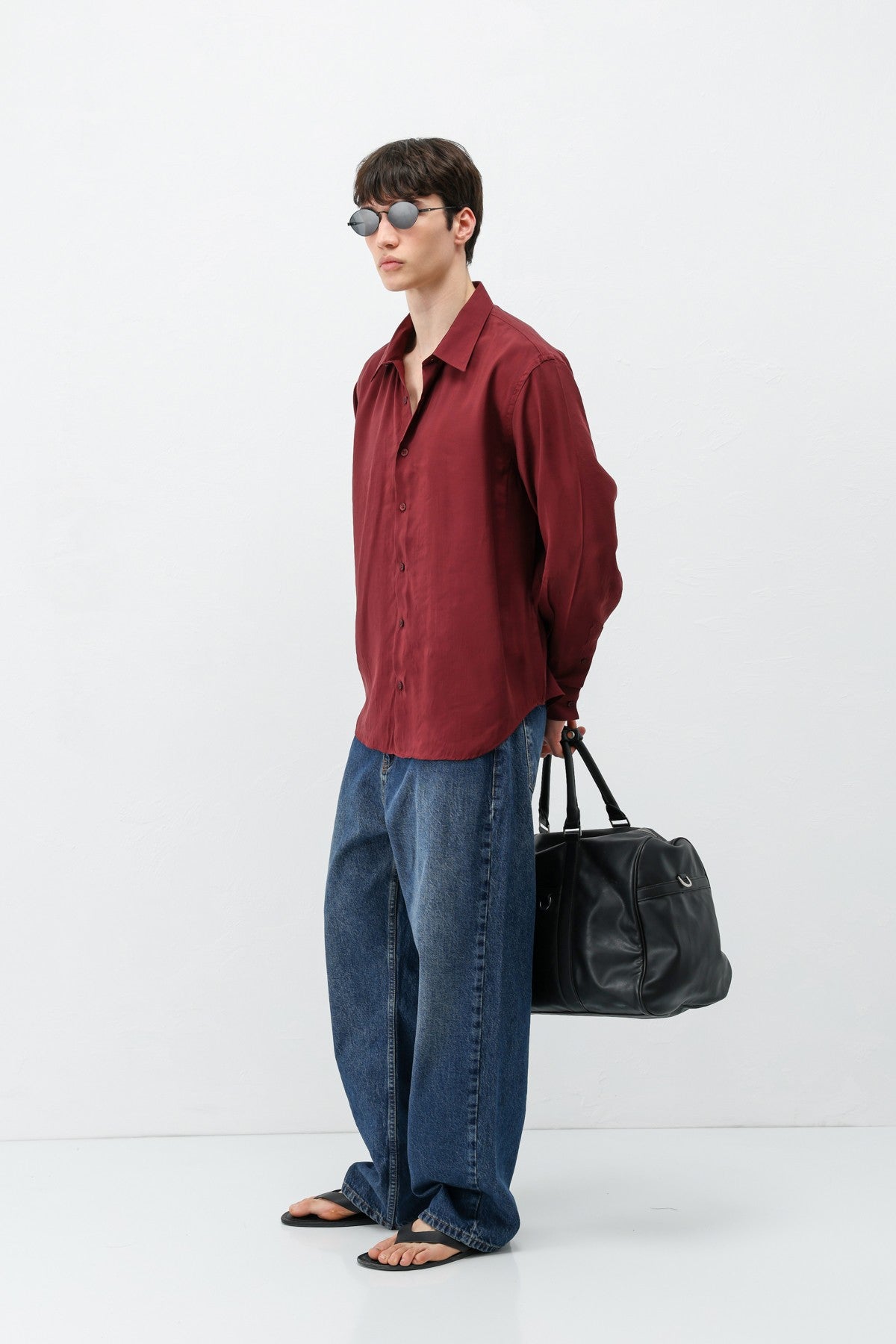 Oversized Modal Shirt