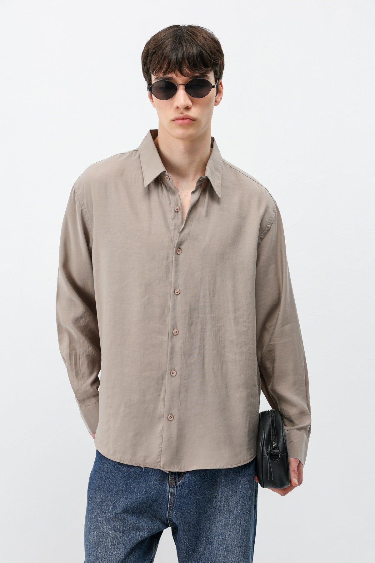 Oversized Modal Shirt
