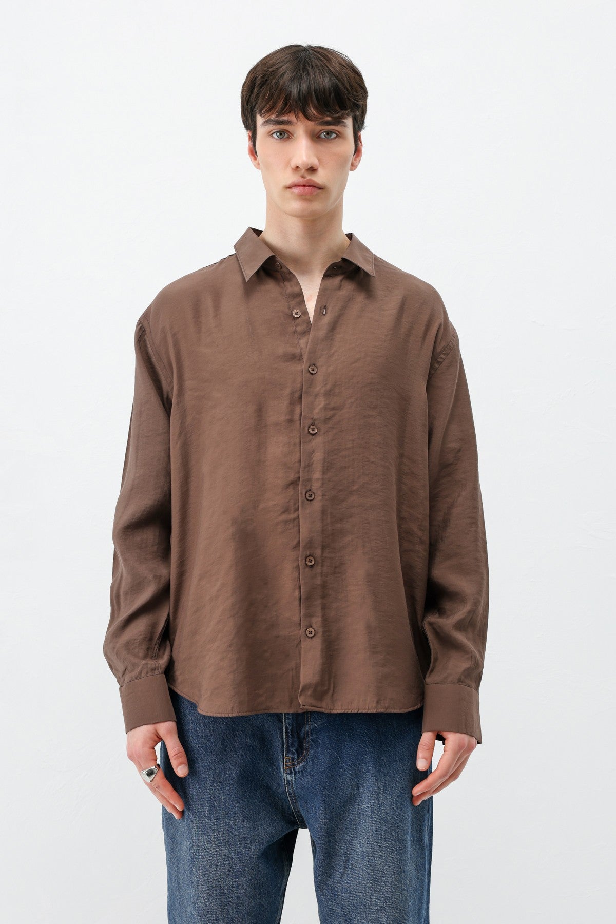Oversized Modal Shirt