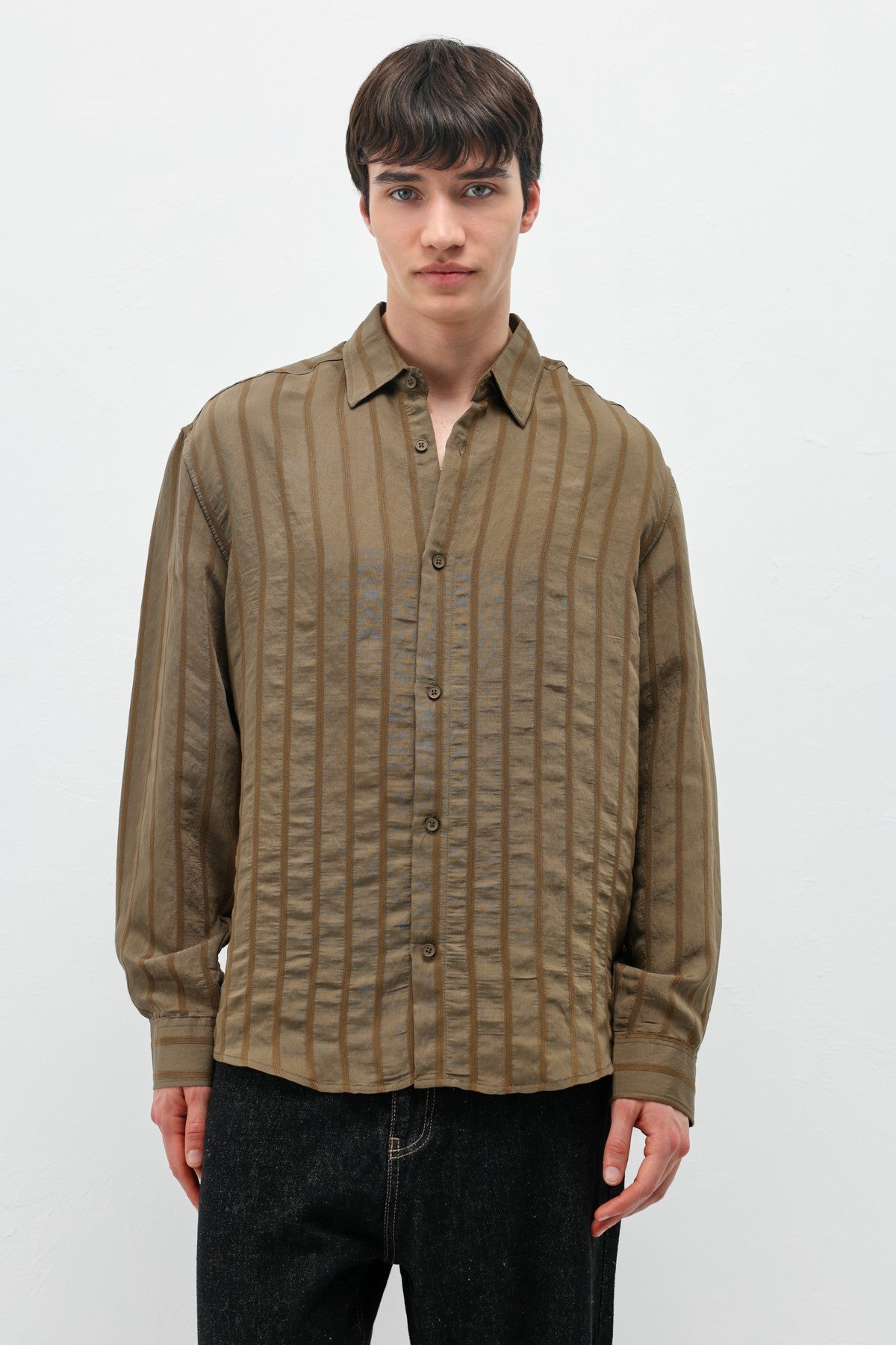 Oversized Striped Shirt