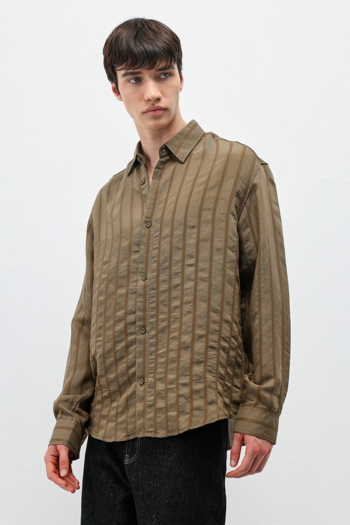 Oversized Striped Shirt