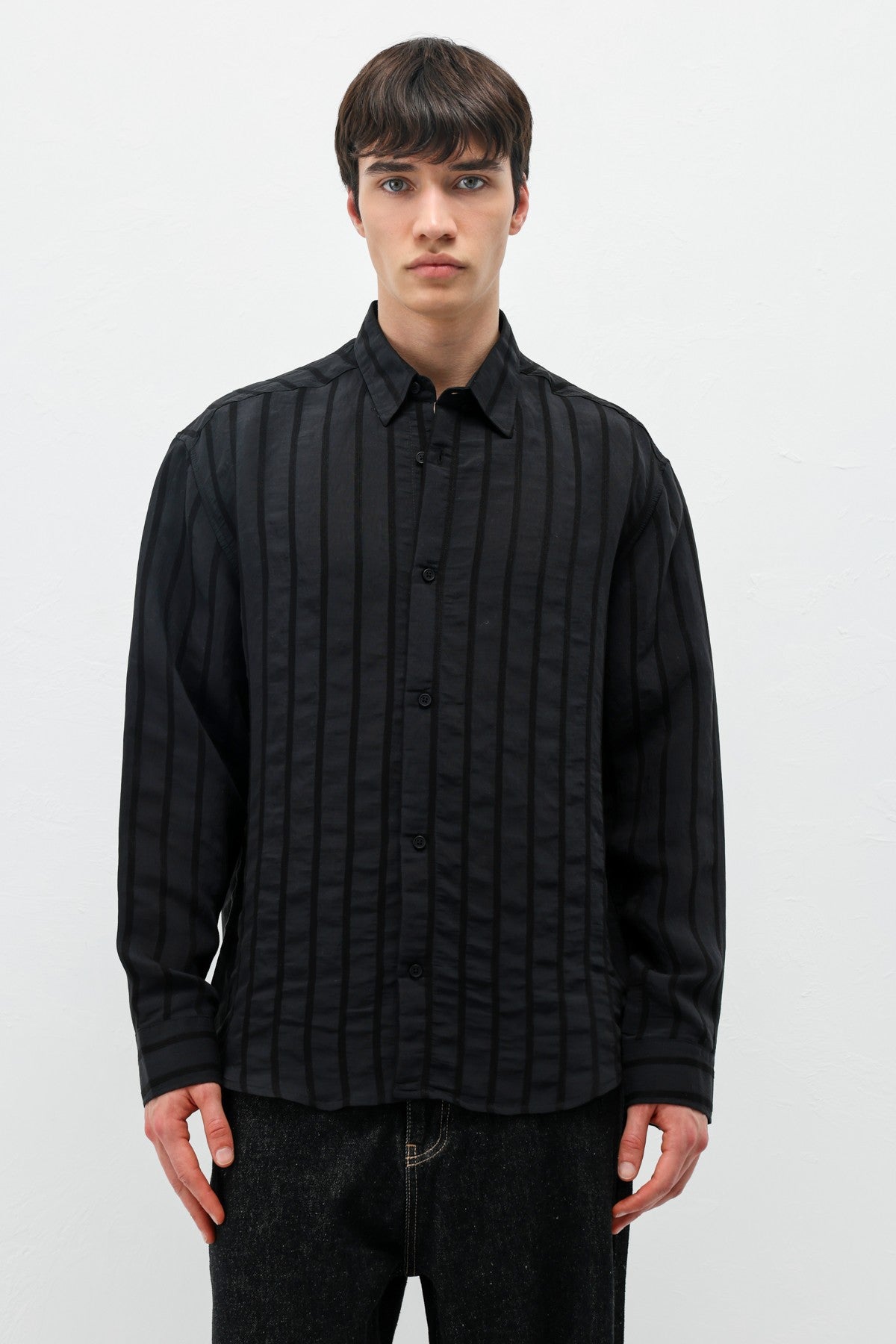 Oversized Striped Shirt