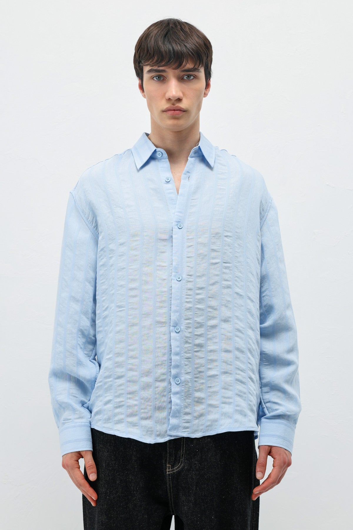 Oversized Striped Shirt