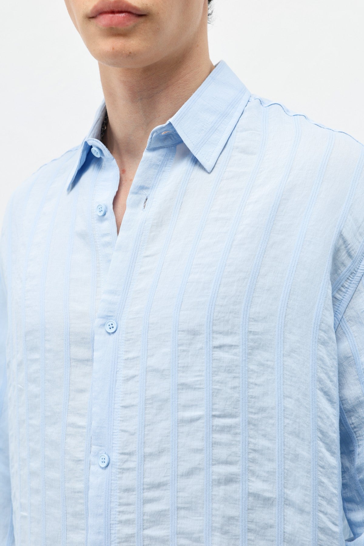 Oversized Striped Shirt