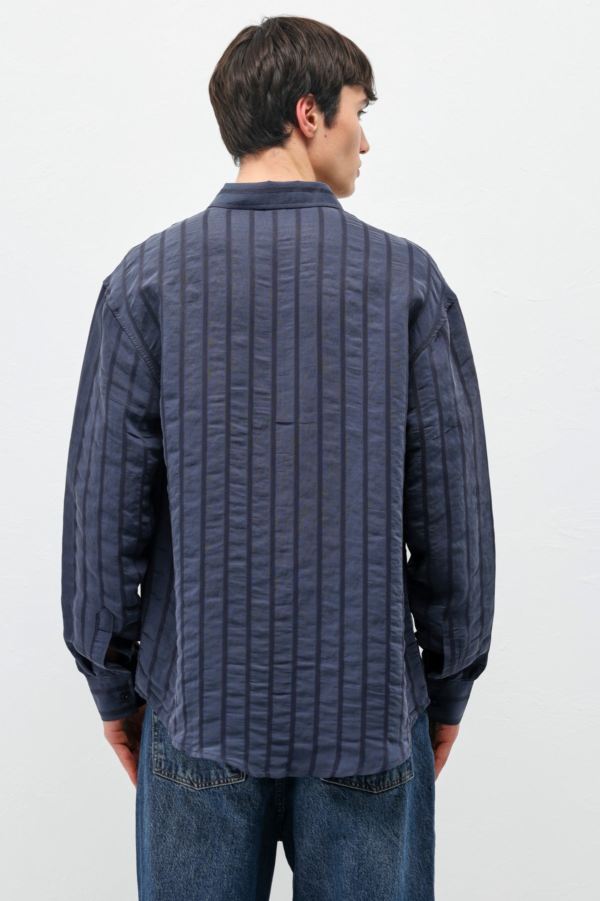 Oversized Striped Shirt