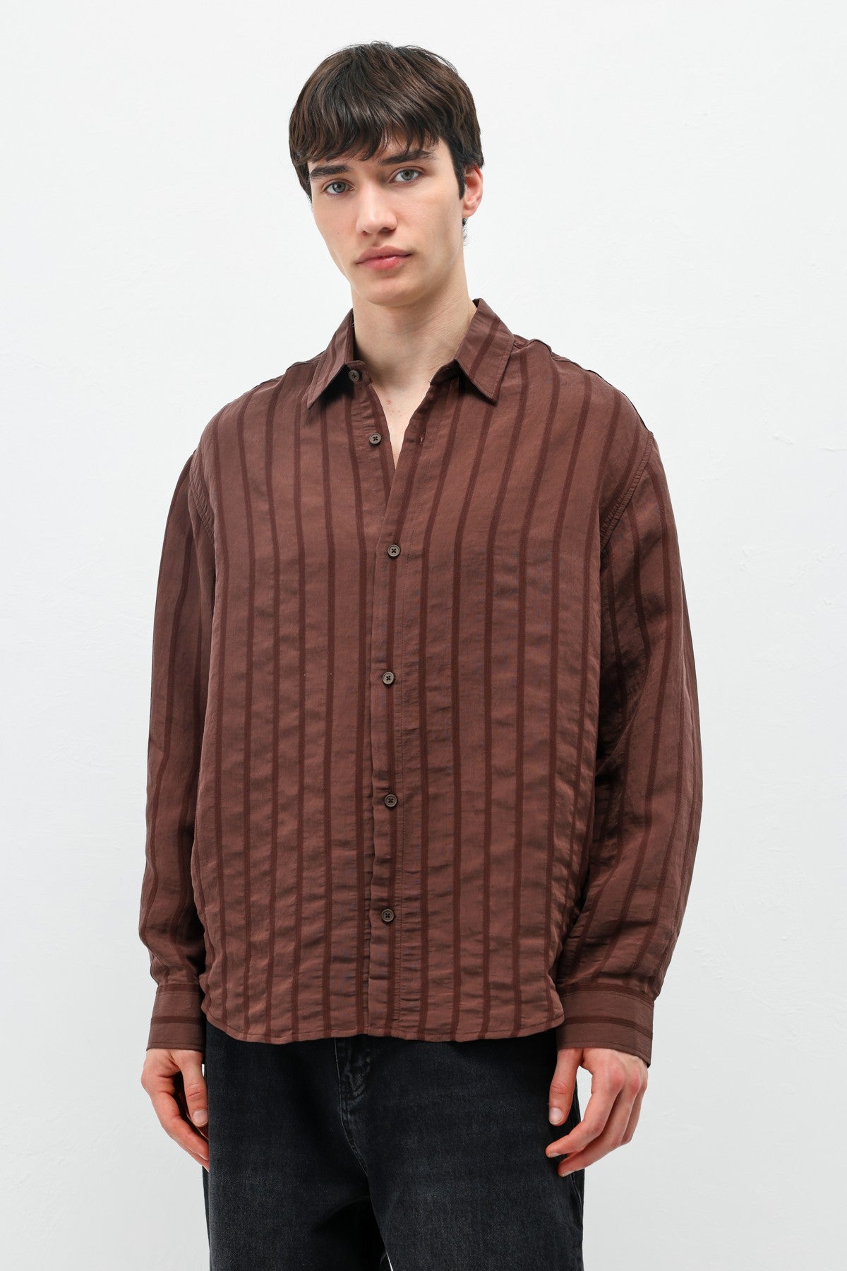 Oversized Striped Shirt